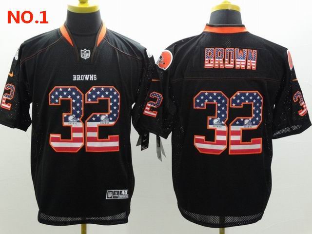 Men's Cleveland Browns #32 Jim Brown Jerseys-20